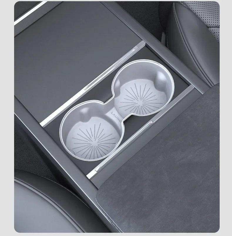 Tesla Model Y Juniper/Model 3 2025 Panel Sticker Central Control Water Cup Holder Protective Film Anti-slip Pads Interior