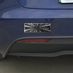 Vehicle Label Badge for Tesla Model 3/Y/S/X Juniper Tail Mark High Performance Creative Decor Real Carbon Epoxy Resin Sticker
