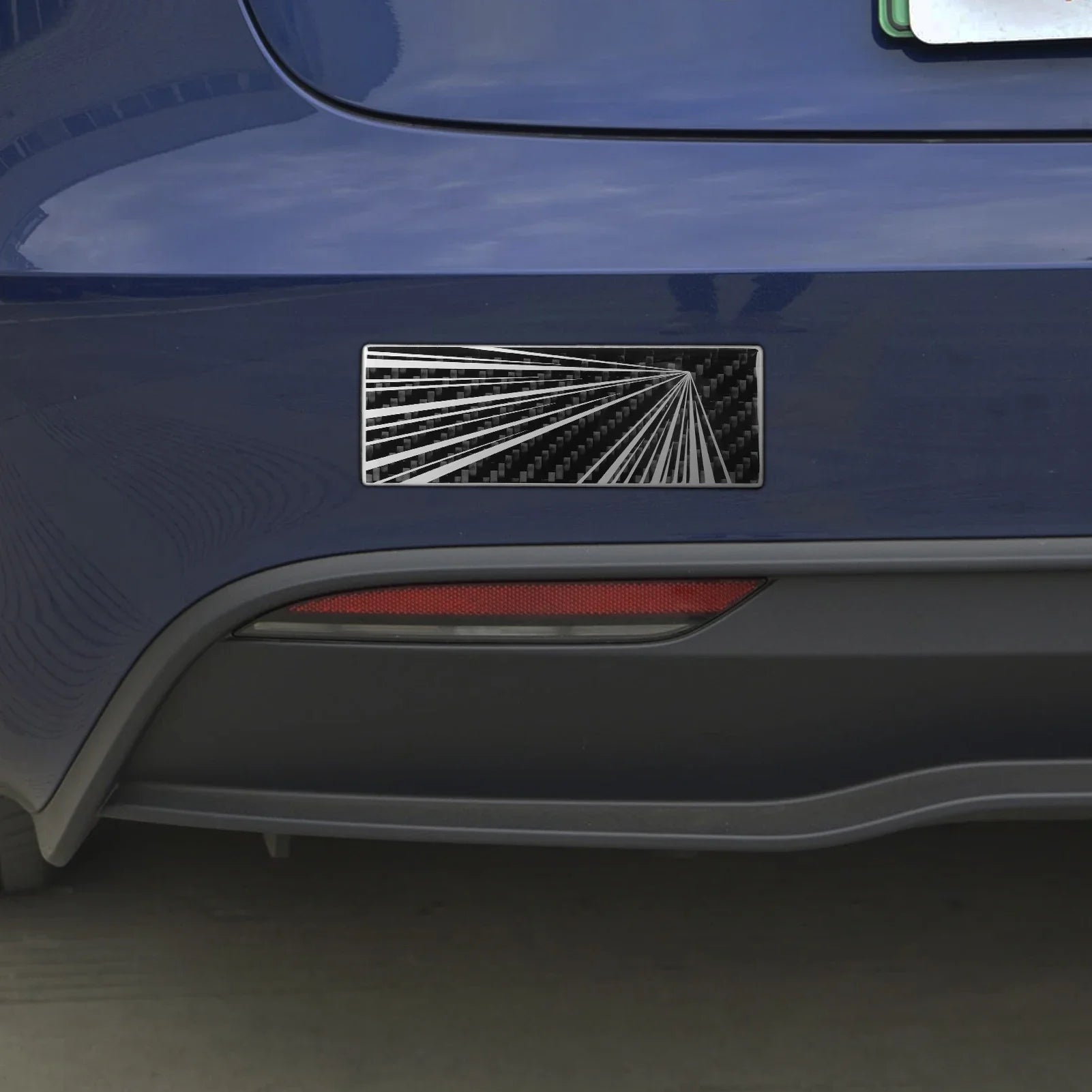 Vehicle Label Badge for Tesla Model 3/Y/S/X Juniper Tail Mark High Performance Creative Decor Real Carbon Epoxy Resin Sticker