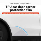 Tesla Model Y Juniper 2026 Door Edge Protection Film TPU Transparent