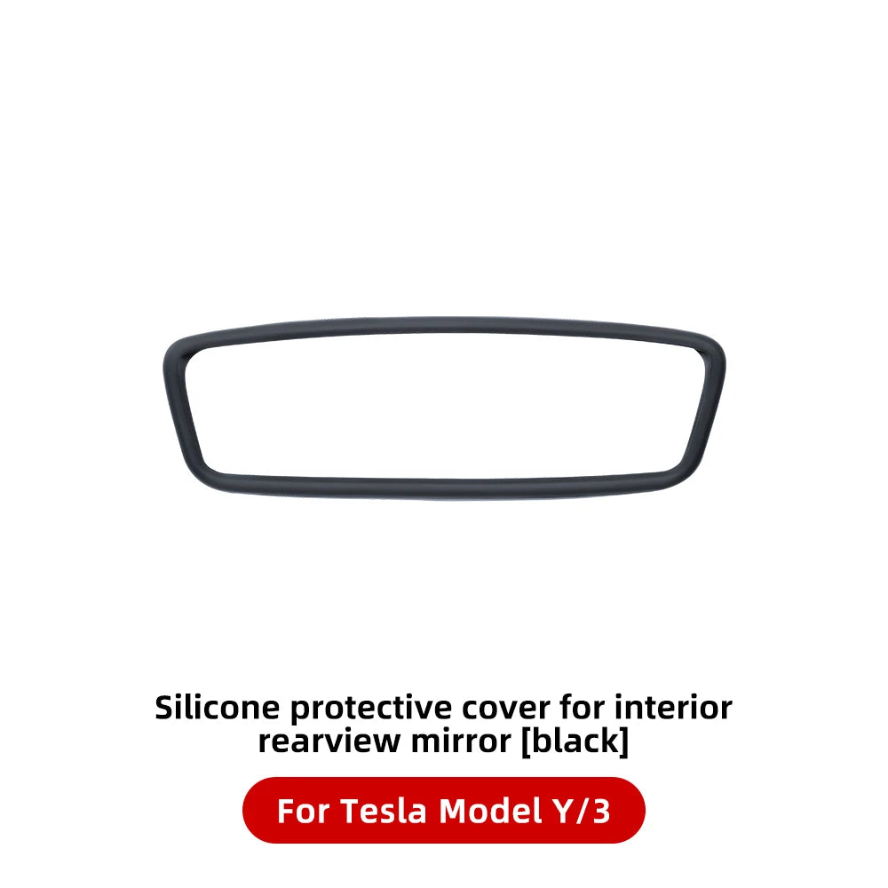 Tesarca Silicone Rear View Mirror Frame for Tesla Model 3 Y（2019-2026）
