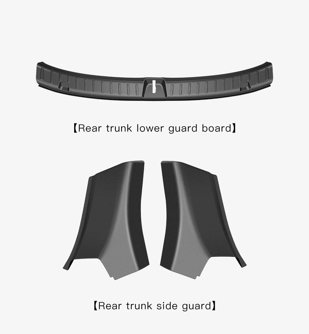TPE Trunk Sill Protector for Tesla Model 3 & Model Y (2021-2026)