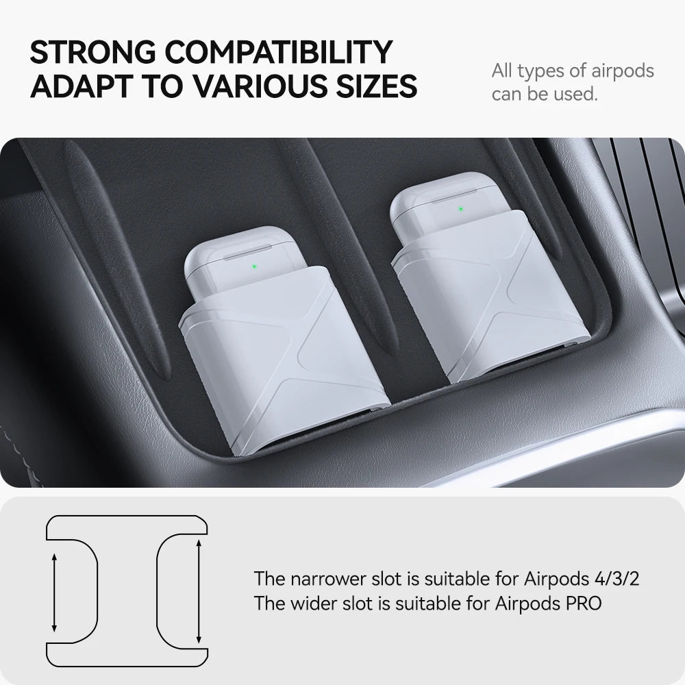 Tesla Model 3 & Y AirPods Wireless Charging Holder Limiter (2019-2026)