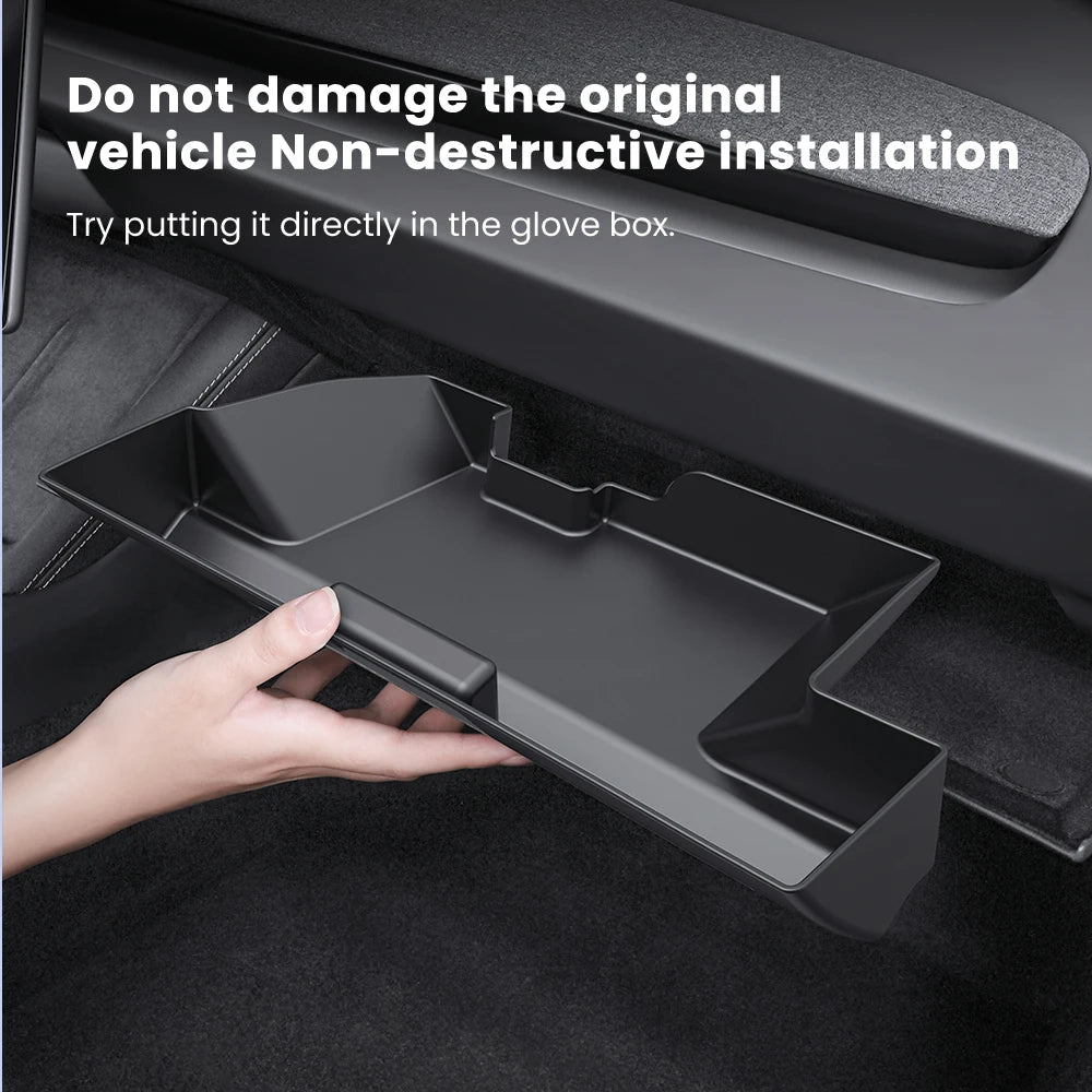 Tesla Model 3 Highland Model Y Juniper Glove Box Organizer Drawer
