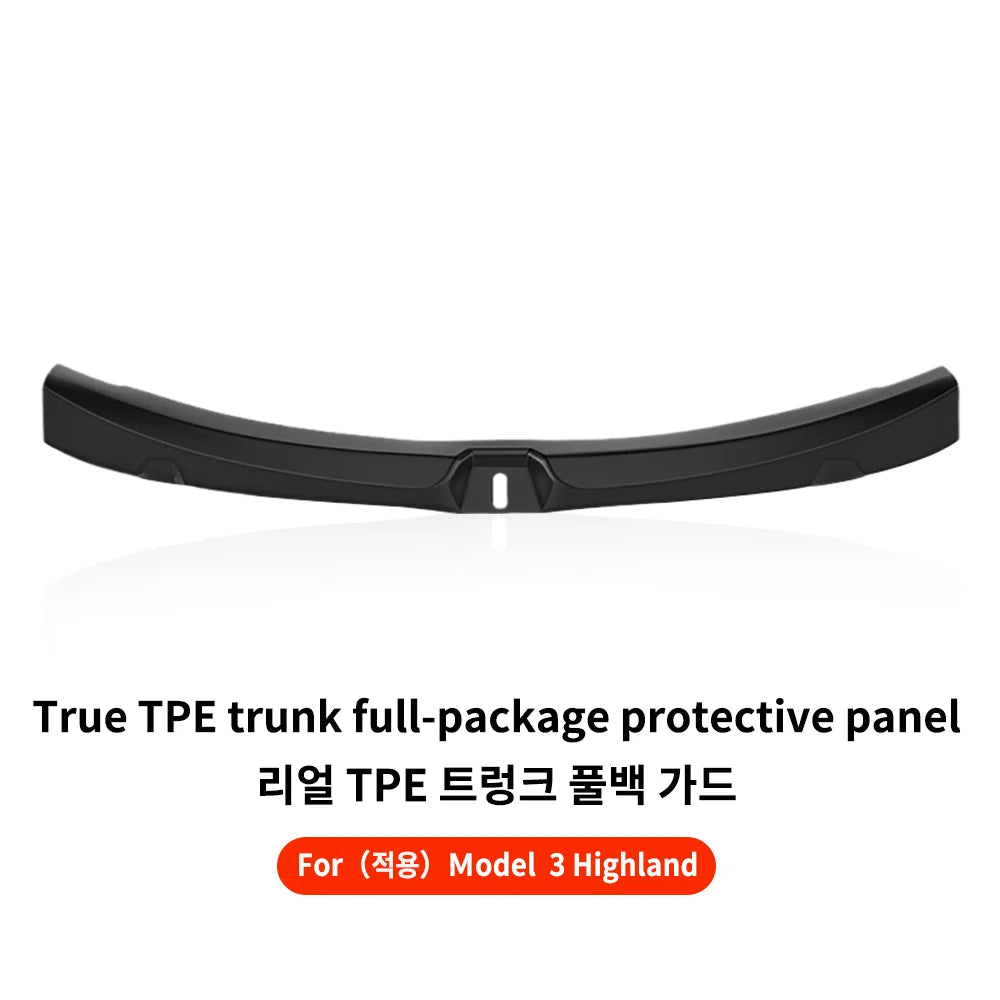 TPE Trunk Sill Protector for Tesla Model 3 & Model Y (2021-2026)