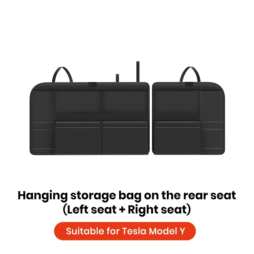 Tesla Model Y Juniper Rear Seat Trunk Hanging Storage Bag Organizer