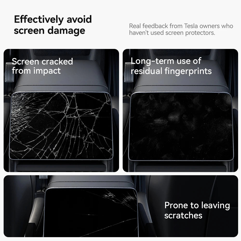 Universal Tesla Screen Protector for Model 3/Y (2024-2026) | All Generations Incl. Highland & Juniper