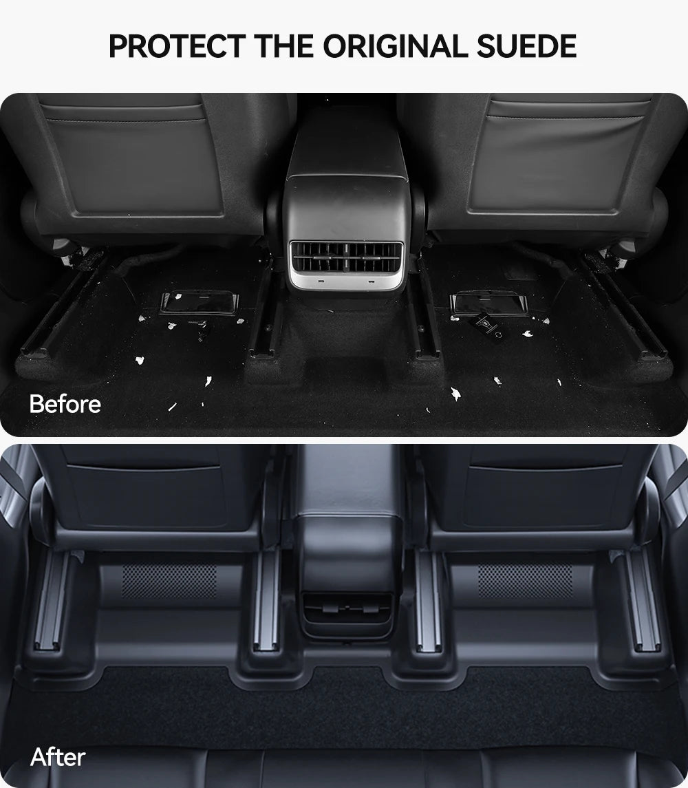Tesla Model Y Under Seat Corner Guard Rail Protectors (2021-2026)