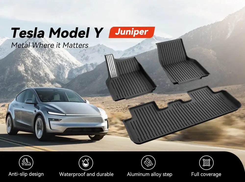 TESARCA Tesla Model Y Juniper (2025-2026) TPE All-Weather Floor Mats Set